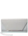 Rene Ruiz Chain Envelope Clutch In Silver