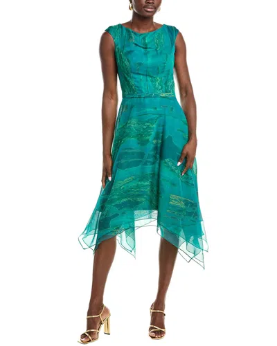 RENE RUIZ RENE RUIZ CHIFFON HANDKERCHIEF MIDI DRESS