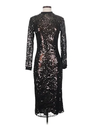 Pre-owned Rene Ruiz Cocktail Dress In Black