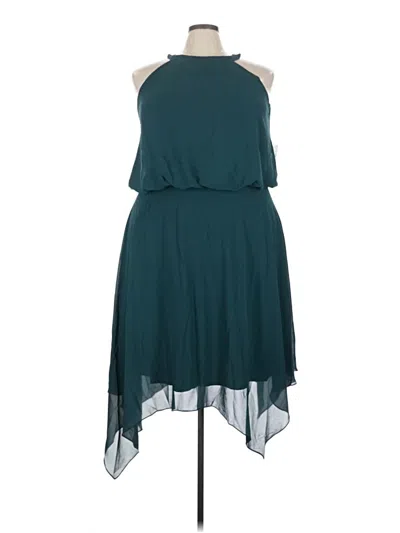 Pre-owned Rene Ruiz Cocktail Dress In Blue