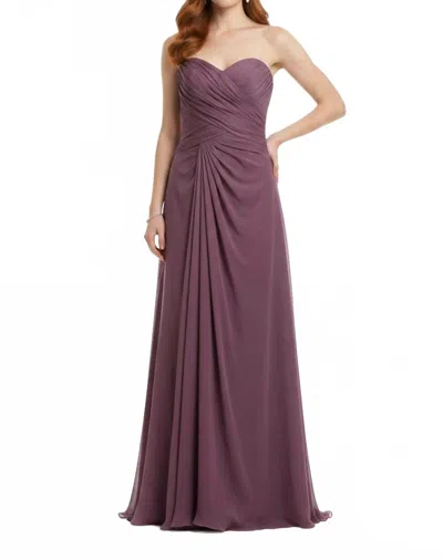 Rene Ruiz Collection A-line Sweetheart Evening Gown In Purple