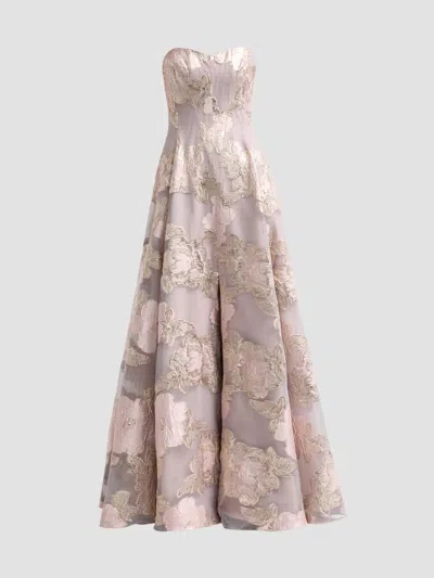 Rene Ruiz Collection Women's Floral Fil Coupe Sweetheart Ball Gown In Multi
