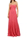 RENE RUIZ COLLECTION WOMEN'S STRAPLESS SWEETHEART LACE GOWN