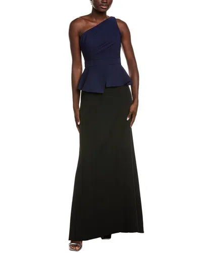 RENE RUIZ RENE RUIZ CREPE COLUMN GOWN