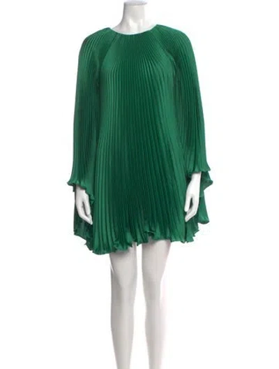 Pre-owned Rene Ruiz Crew Neck Mini Dress W/ Tags In Green