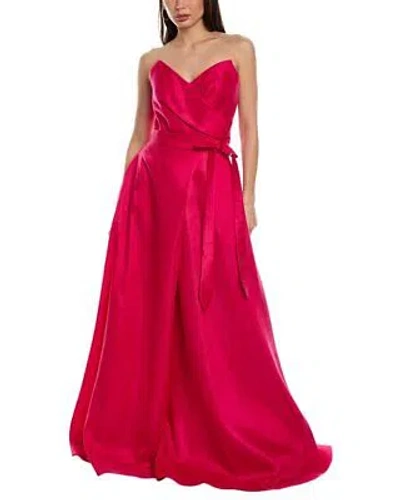 Pre-owned Rene Ruiz Draped Gown Women's In Pink