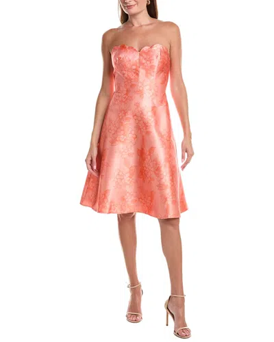 Rene Ruiz Flare Hem A-line Cocktail Dress In Transparent