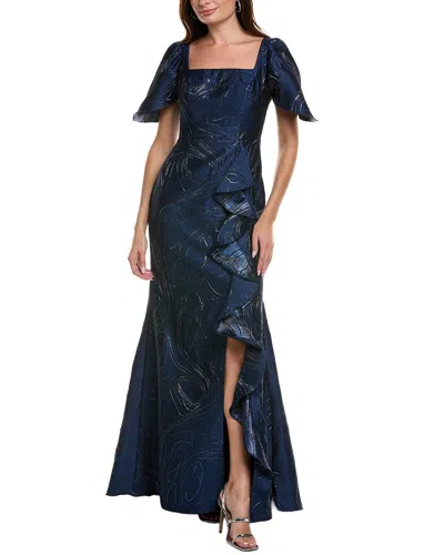 RENE RUIZ RENE RUIZ FLARE JACQUARD GOWN
