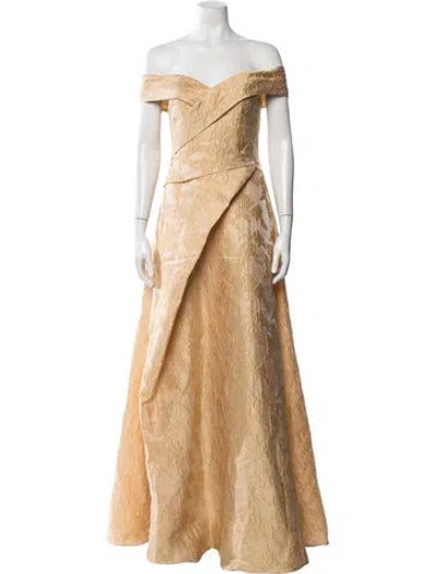 Pre-owned Rene Ruiz Floral Print Long Dress W/ Tags In Multicolor