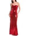 Rene Ruiz Gown In Red