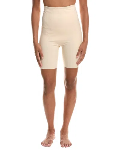 Rene Ruiz High-rise Shaper Short In Neutral