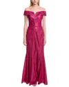 Rene Ruiz Mermaid Gown In Brown
