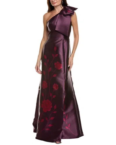 RENE RUIZ RENE RUIZ MIKADO FIT & FLARE GOWN