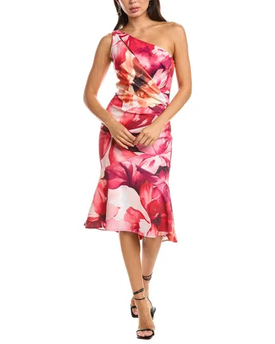 Rene Ruiz Mikado Mini Dress In Multi