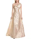 Rene Ruiz Off-the-shoulder Gown