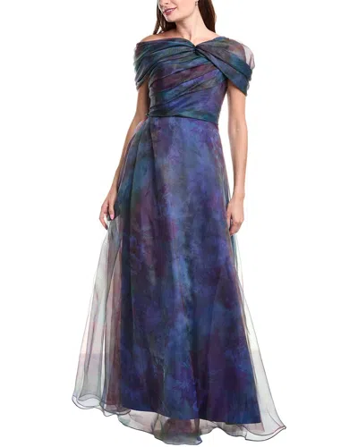 RENE RUIZ OFF-THE-SHOULDER GOWN