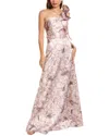 Rene Ruiz One-shoulder A-line Gown
