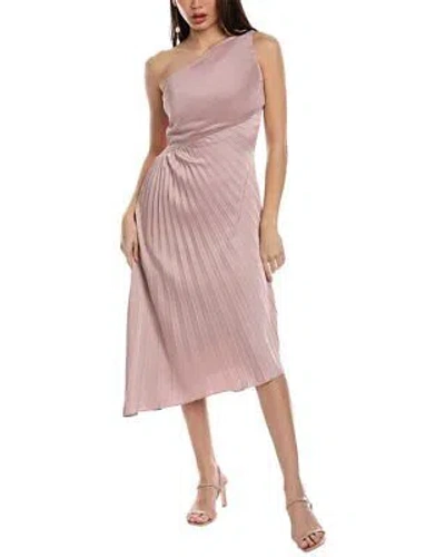 Pre-owned Rene Ruiz One-shoulder Cocktail Dress Women's In Pink