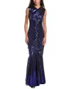 Rene Ruiz One-shoulder Gown