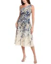 Rene Ruiz One-shoulder Lace Cocktail Dress In Multi