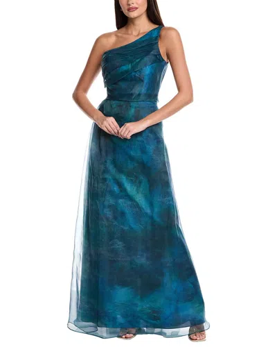 RENE RUIZ RENE RUIZ ONE-SHOULDER ORGANZA GOWN