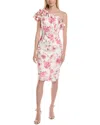 Rene Ruiz One-shoulder Sheath Dress