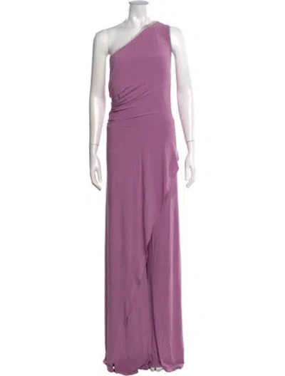 Pre-owned Rene Ruiz One-shoulder Jumpsuit W/ Tags In Purple