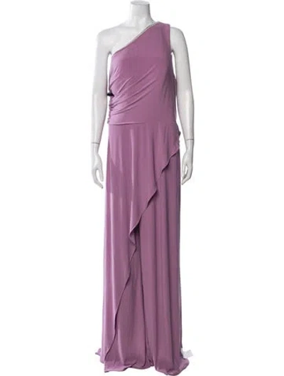 Pre-owned Rene Ruiz One-shoulder Jumpsuit W/ Tags In Purple
