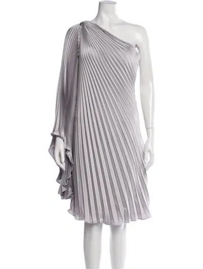 Pre-owned Rene Ruiz One-shoulder Knee-length Dress W/ Tags In Multicolor