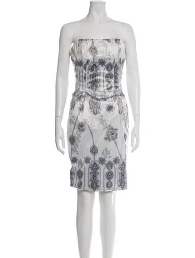 Pre-owned Rene Ruiz Printed Knee-length Dress In Multicolor