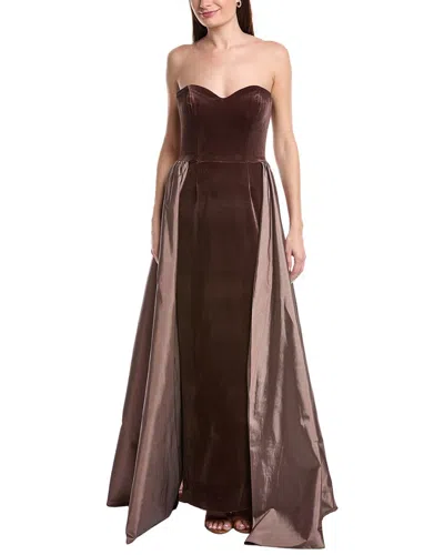 RENE RUIZ SCULPTED BODICE GOWN