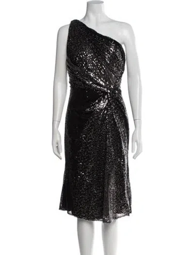 Pre-owned Rene Ruiz Sequin Knee-length Dress W/ Tags In Black