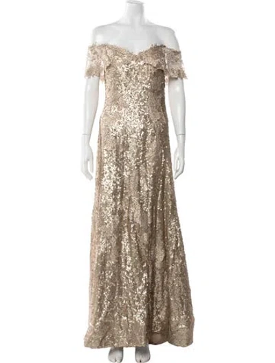 Pre-owned Rene Ruiz Sequin Long Dress