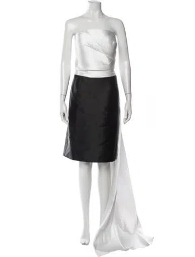 Pre-owned Rene Ruiz Strapless Knee-length Dress W/ Tags In Black