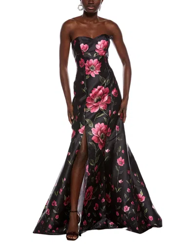 Rene Ruiz Strapless Sweetheart A-line Dress In Black