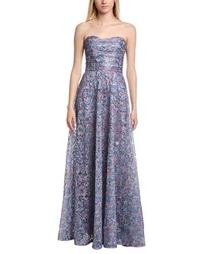 Rene Ruiz Sweetheart Dress In Purple