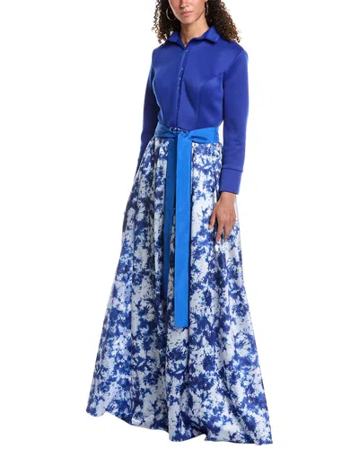 Rene Ruiz Taffeta Shirt Gown