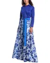 Rene Ruiz Taffeta Shirt Gown