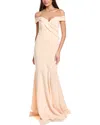 Rene Ruiz Trumpet Gown In Neutral