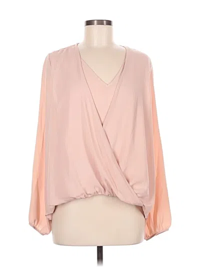 Pre-owned Renee C 3/4 Sleeve Blouse In Pink