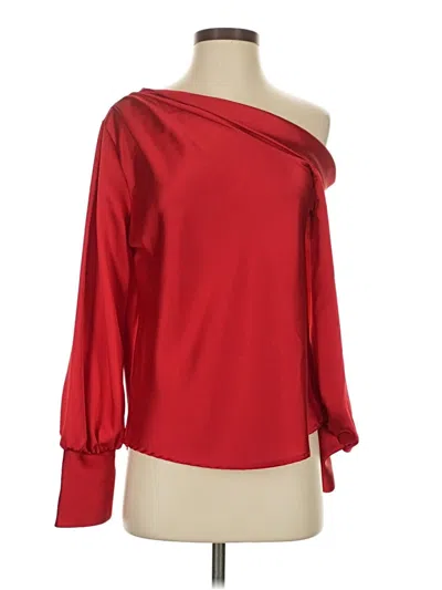 Pre-owned Renee C 3/4 Sleeve Blouse In Red