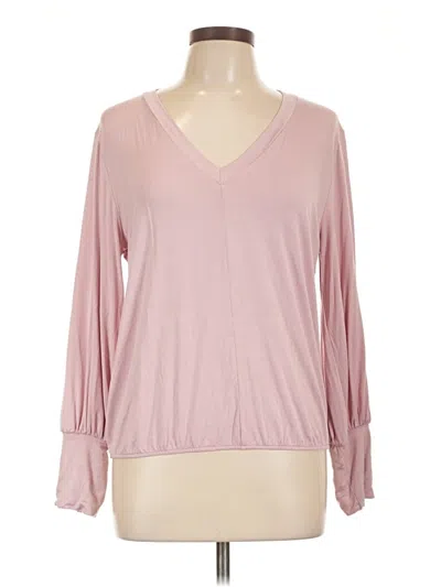 Renee C 3/4 Sleeve T-shirt In Pink