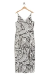 Renee C Abstract Print Sheath Dress