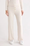 Renee C Brushed Knit Pull-on Pants In White