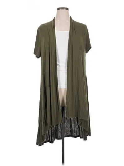 Pre-owned Renee C Cardigan Sweater In Green