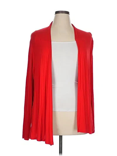 Pre-owned Renee C Cardigan Sweater In Red
