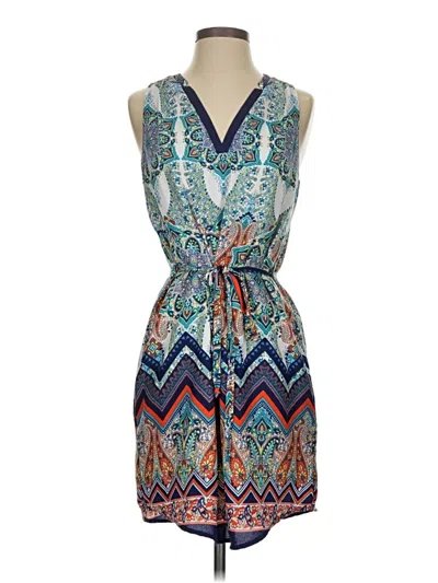 Pre-owned Renee C Casual Dress In Teal