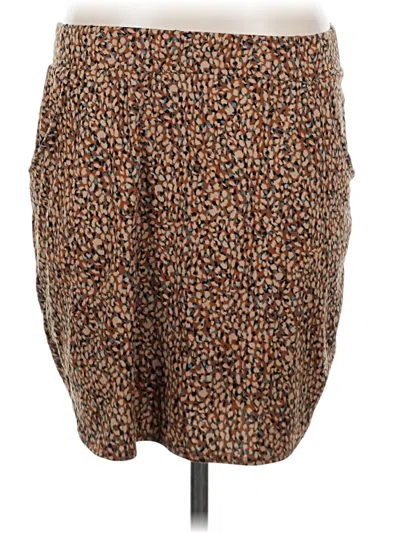 Pre-owned Renee C Casual Skirt In Brown