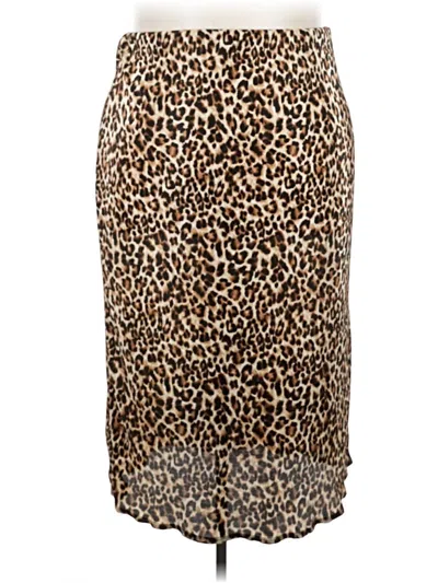 Pre-owned Renee C Casual Skirt In Brown