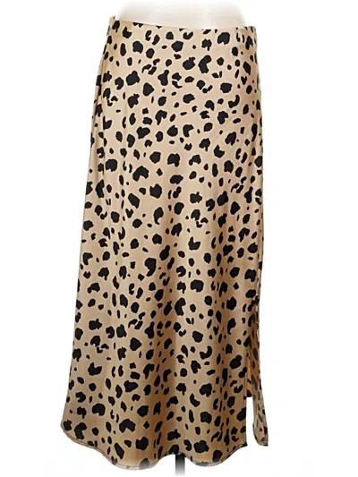 Pre-owned Renee C Casual Skirt In Brown